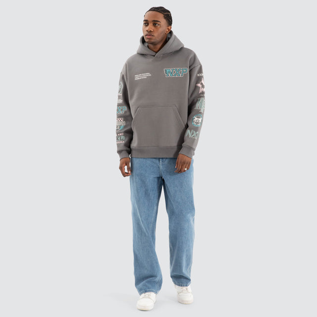 Main Relaxed Hoodie Charcoal Grey