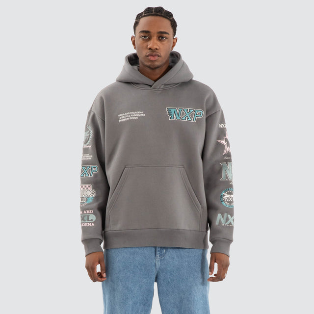 Main Relaxed Hoodie Charcoal Grey