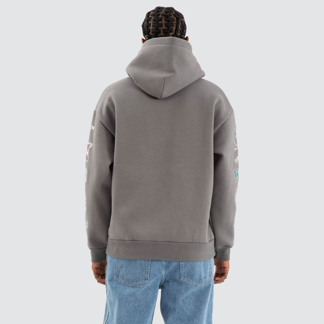 Main Relaxed Hoodie Charcoal Grey