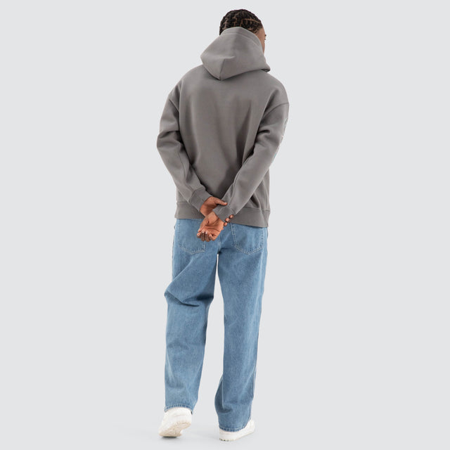 Main Relaxed Hoodie Charcoal Grey