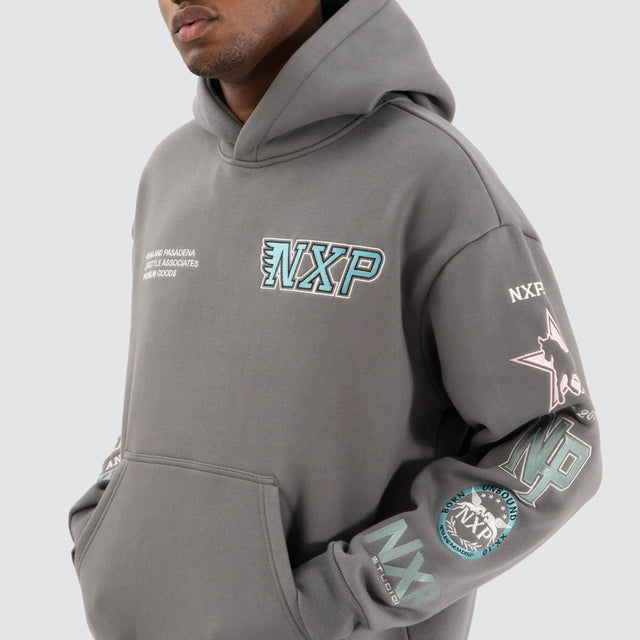 Main Relaxed Hoodie Charcoal Grey