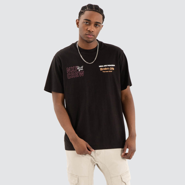 Alpha Classic Tee Jet Black