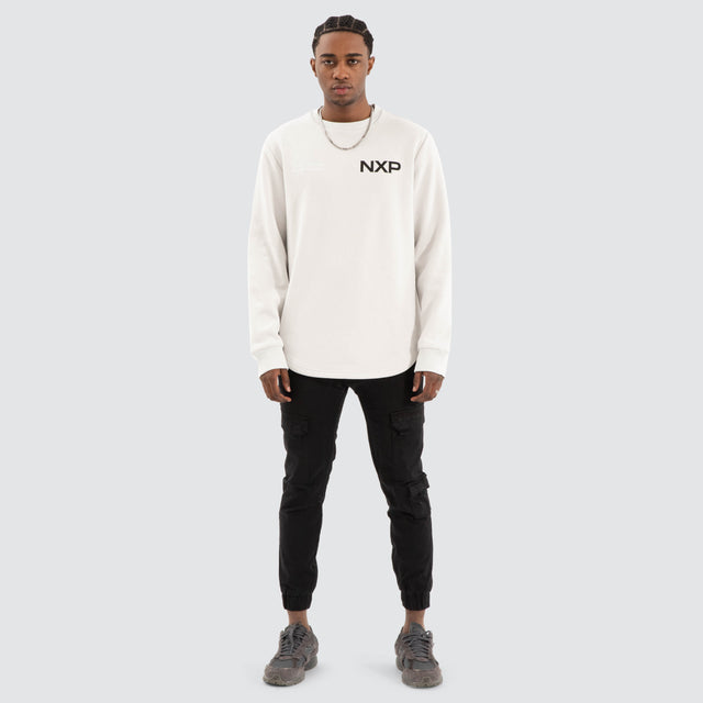 Epic Dual Curved Sweater Glacier Grey