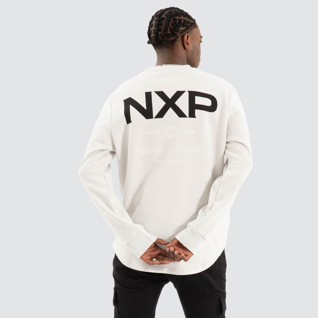 Epic Dual Curved Sweater Glacier Grey