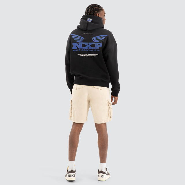 Rogue Box Fit Hoodie Jet Black