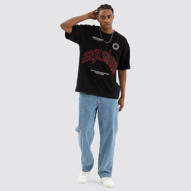 Rumble Loopback Raptor Tee Jet black