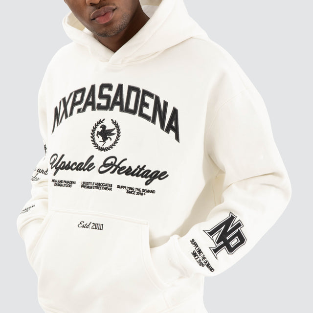 Thrill Relaxed Hoodie Natural White
