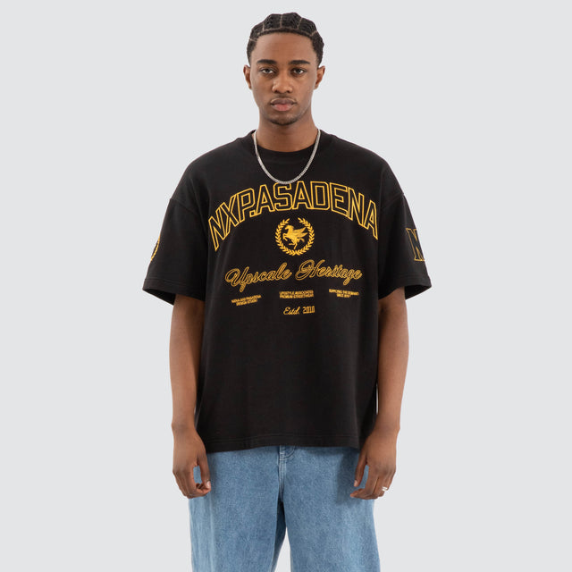 Prima Loopback Raptor Tee Jet Black
