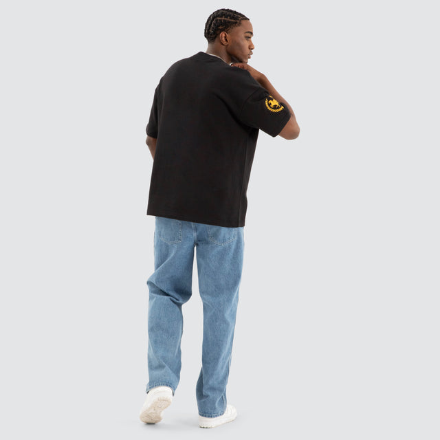 Prima Loopback Raptor Tee Jet Black