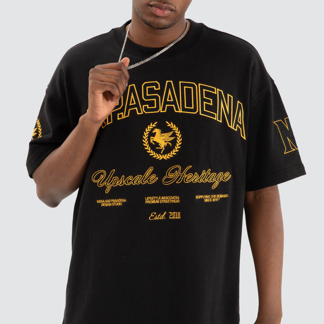 Prima Loopback Raptor Tee Jet Black