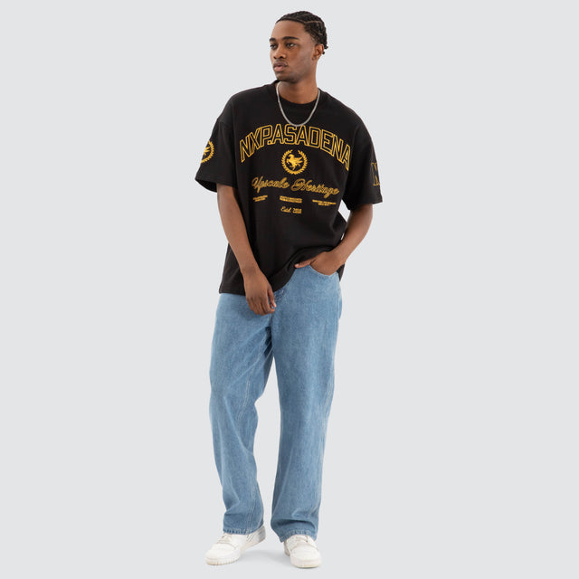 Prima Loopback Raptor Tee Jet Black