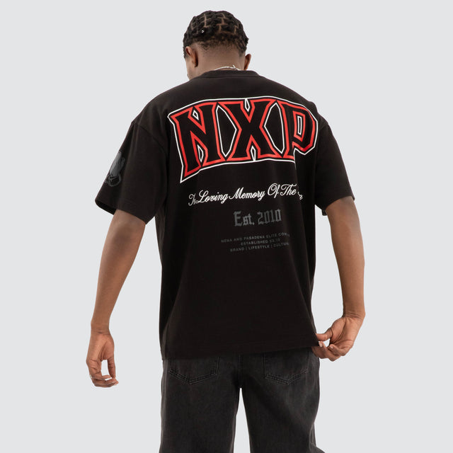 Knockout Raptor Tee Jet Black