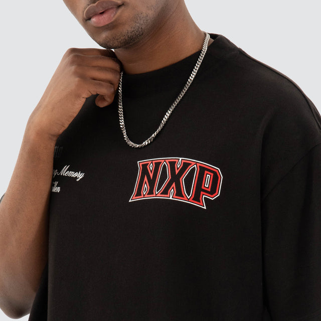 Knockout Raptor Tee Jet Black