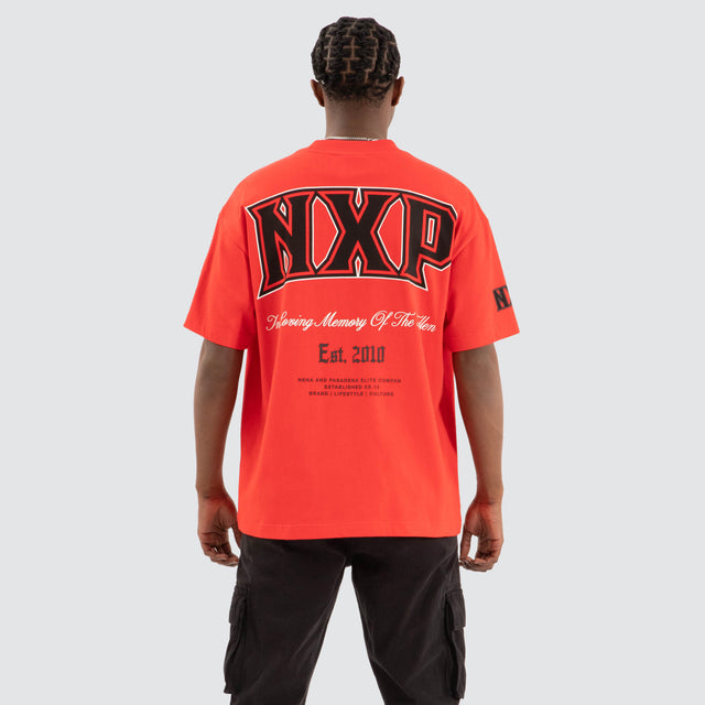 Knockout Raptor Tee Poppy Red