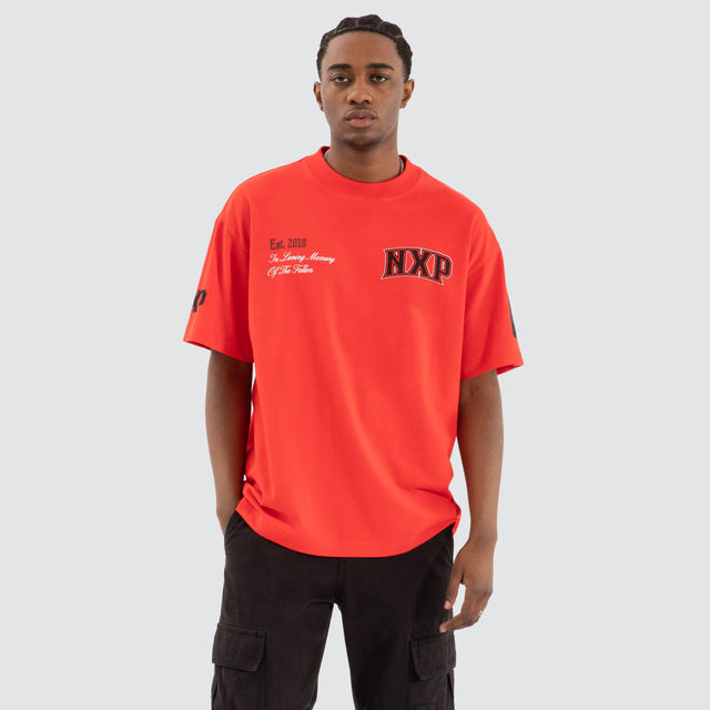 Knockout Raptor Tee Poppy Red