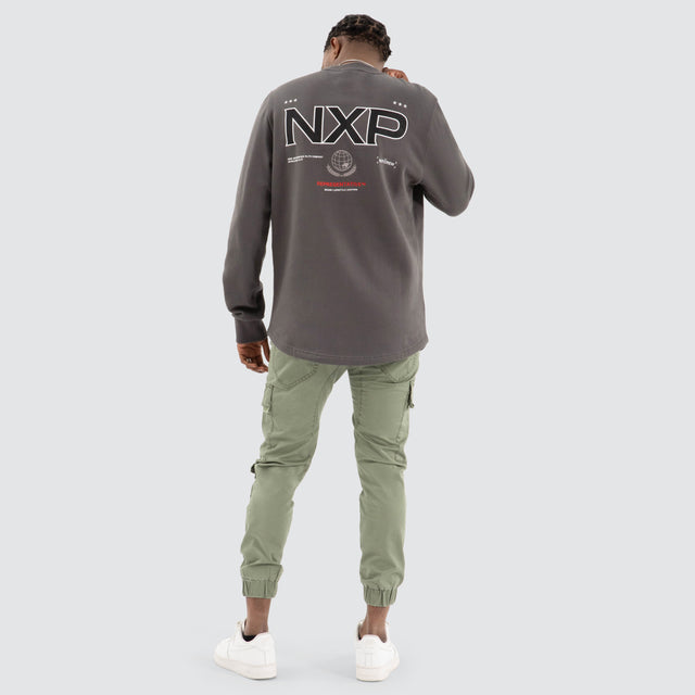 Thunder Dual Curved Sweater Asphalt Grey