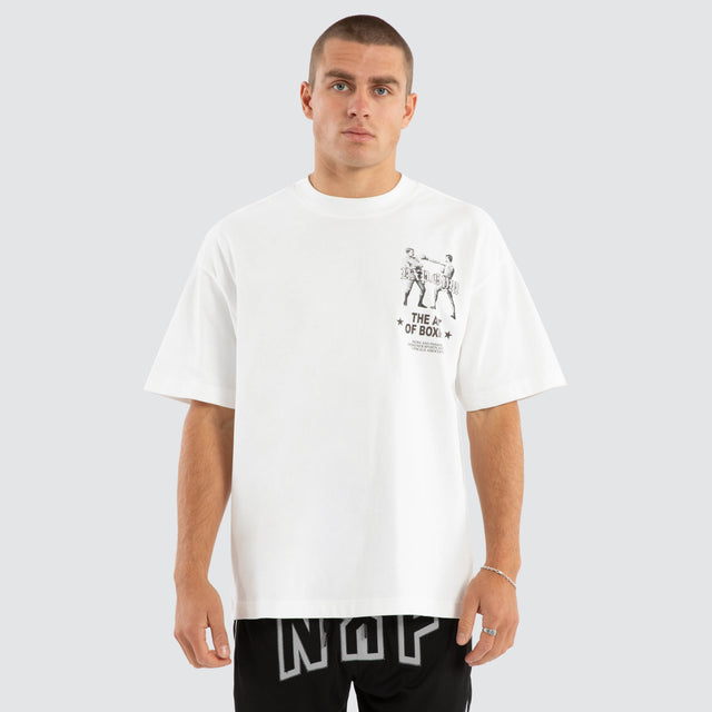 Art Box Raptor Tee Natural White