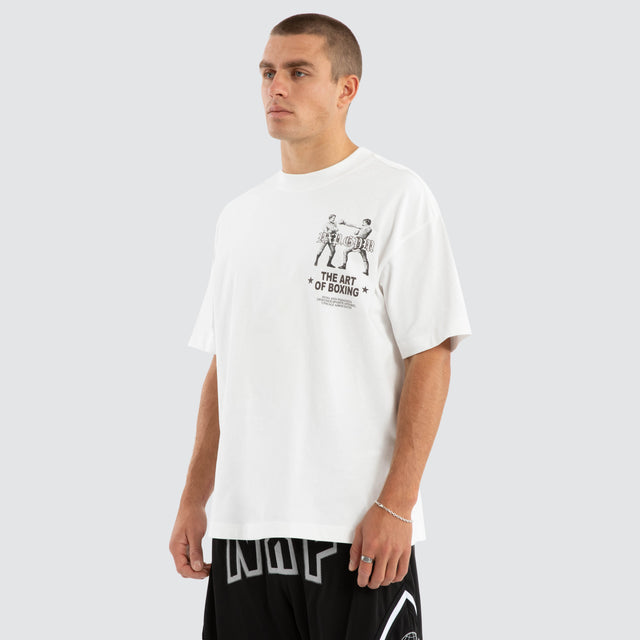 Art Box Raptor Tee Natural White