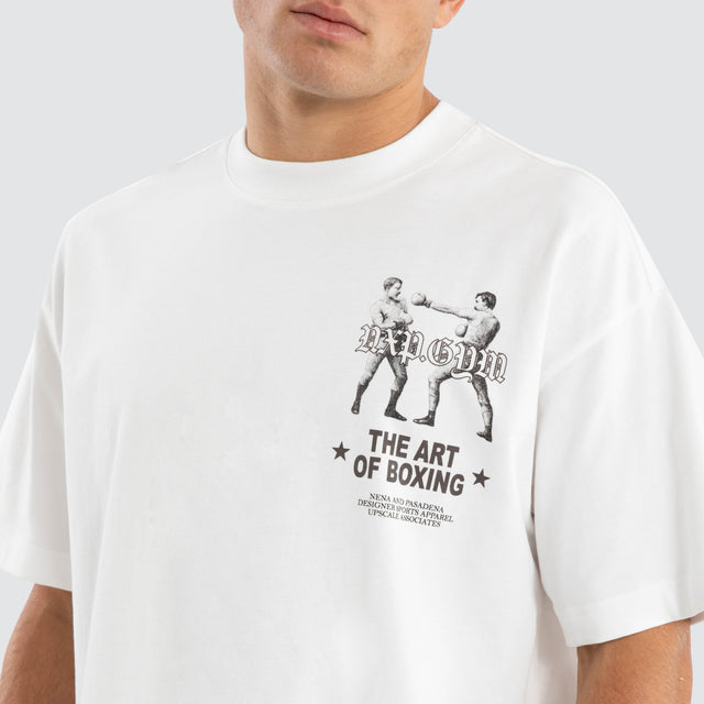 Art Box Raptor Tee Natural White