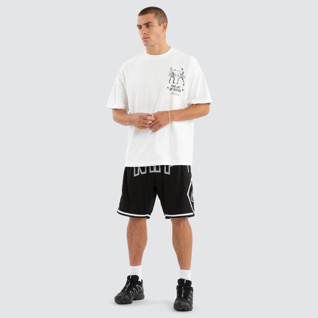 Art Box Raptor Tee Natural White