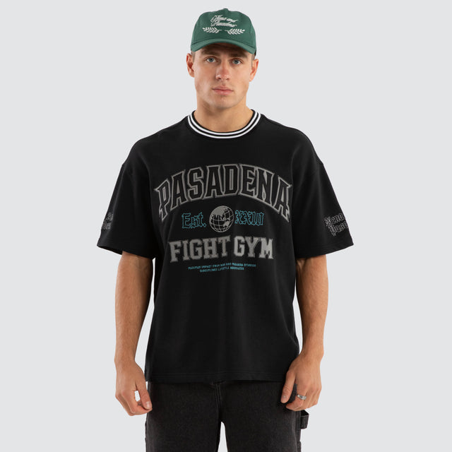 Millennia Loopback Raptor Tee Anthracite Black