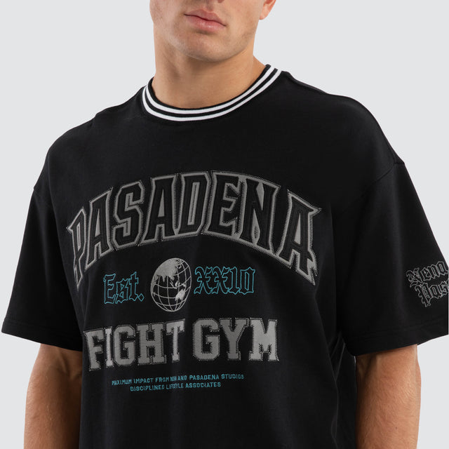 Millennia Loopback Raptor Tee Anthracite Black