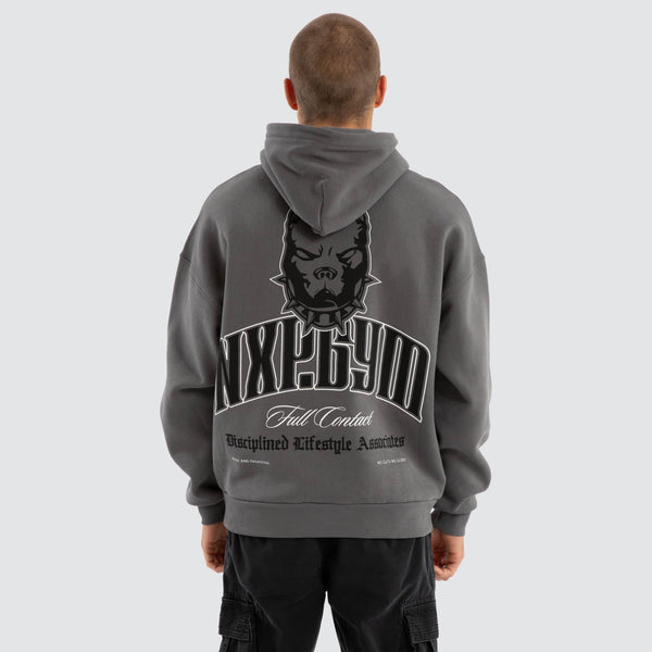 Inertia Box Fit Hoodie Charcoal | NXP