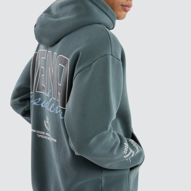 Notary Relaxed Hoodie Pigment Stormy Weather