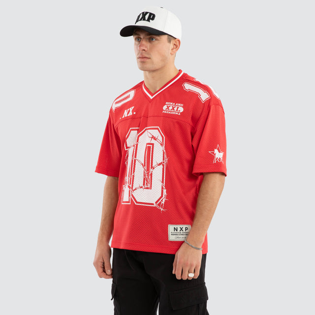 Wired Gridiron Jersey Red