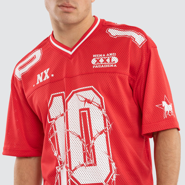 Wired Gridiron Jersey Red