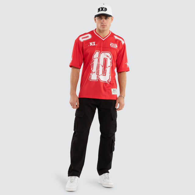 Wired Gridiron Jersey Red
