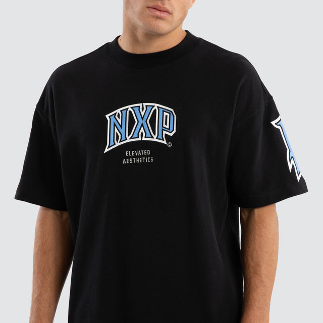 Factor Loopback Raptor Tee Anthracite Black