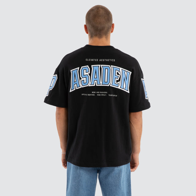 Factor Loopback Raptor Tee Anthracite Black