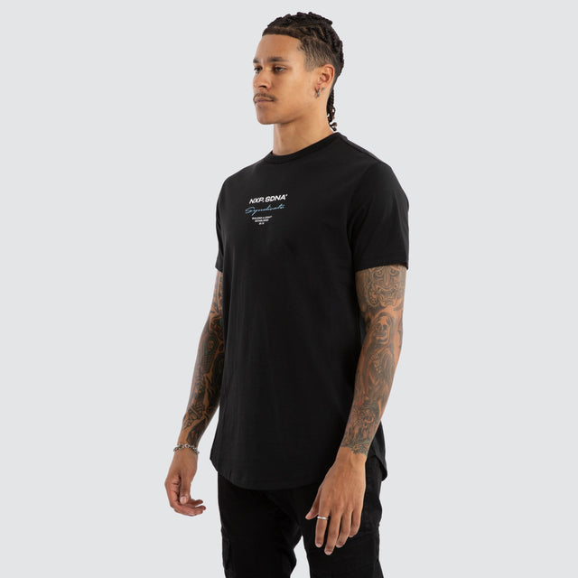 Origin Dual Curved Tee Jet Black