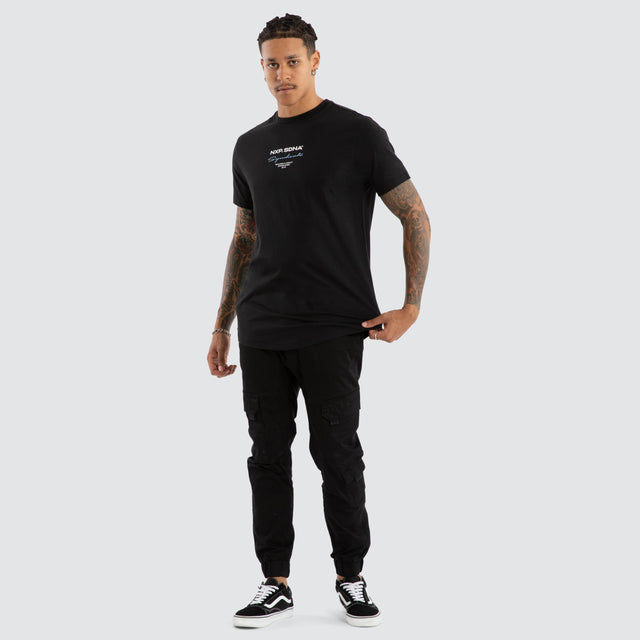 Origin Dual Curved Tee Jet Black
