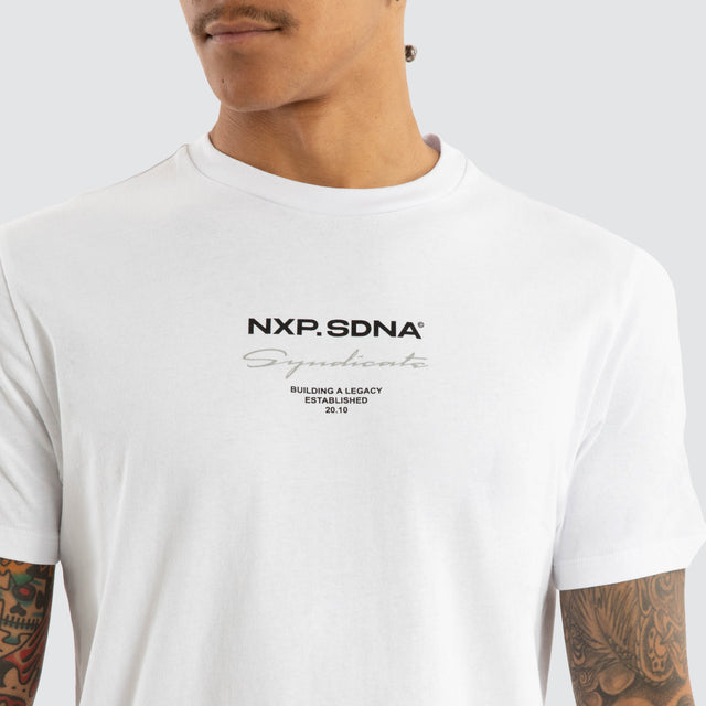Origin Dual Curved Tee White
