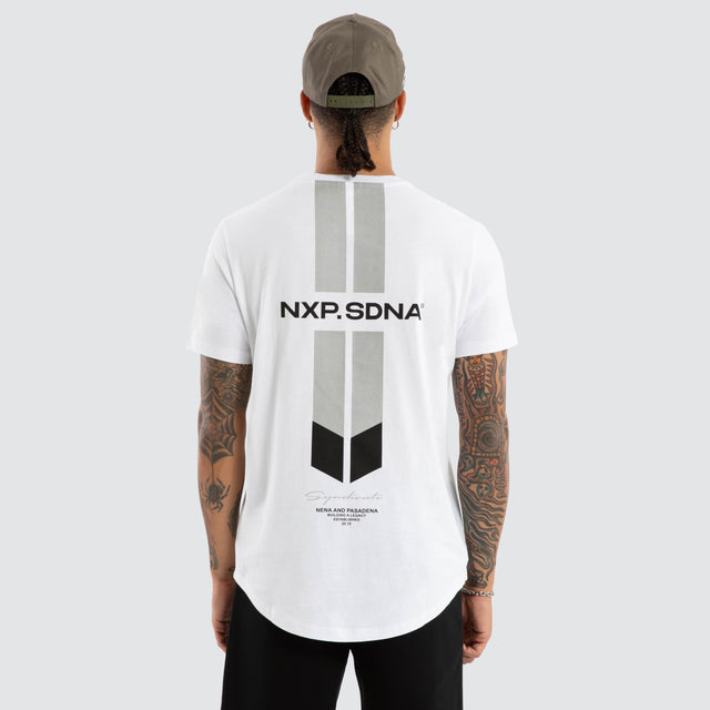 Origin Dual Curved Tee White