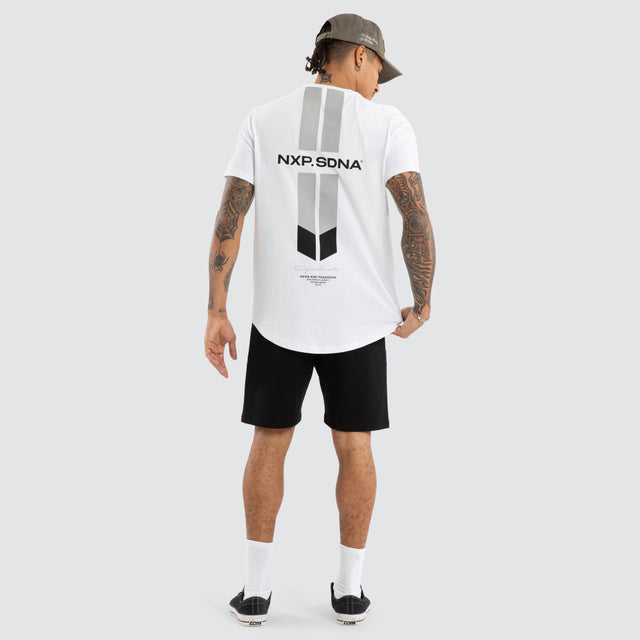 Origin Dual Curved Tee White