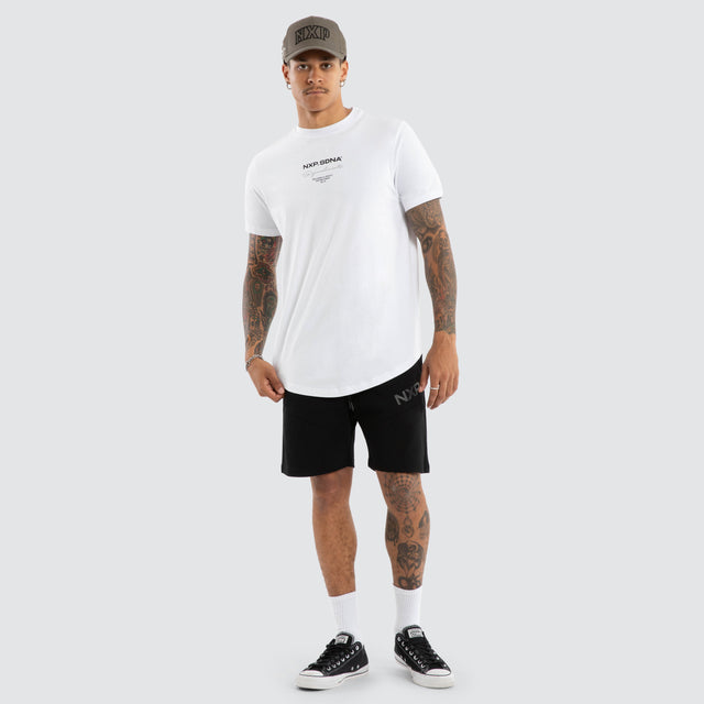 Origin Dual Curved Tee White