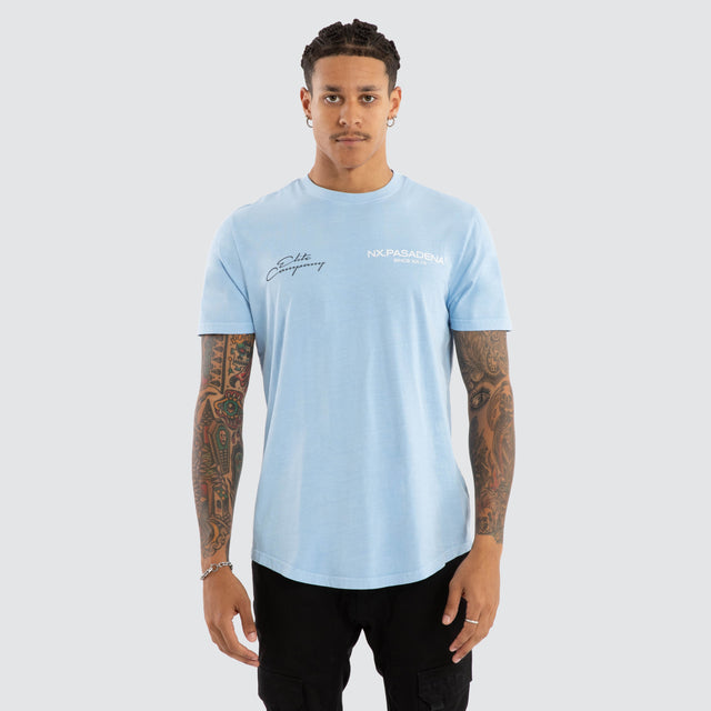 Whisper Dual Curved Tee Pigment Blue Bell