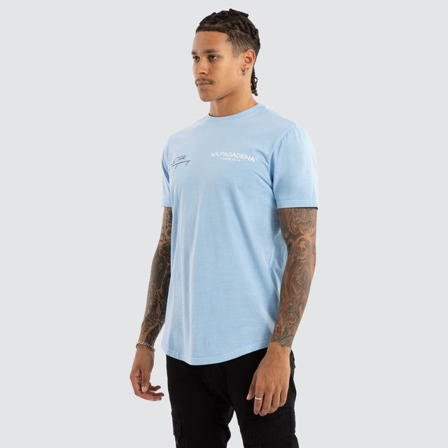 Whisper Dual Curved Tee Pigment Blue Bell