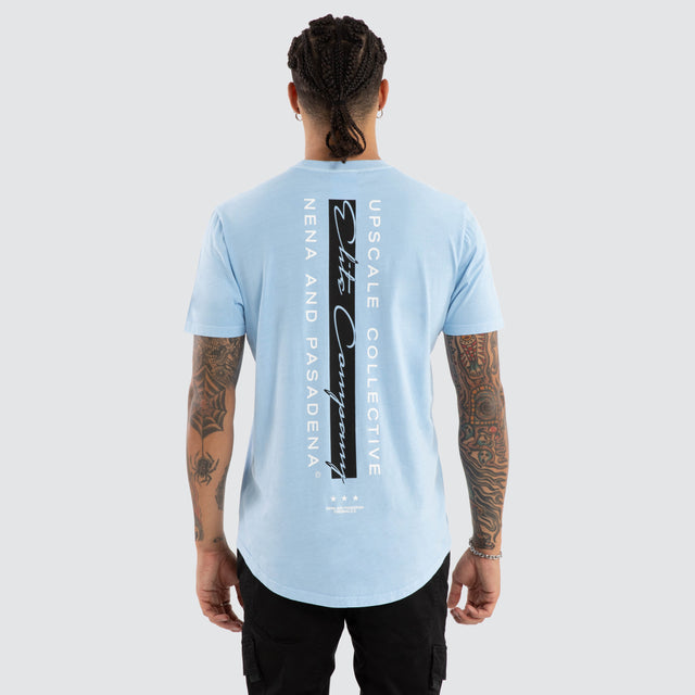 Whisper Dual Curved Tee Pigment Blue Bell