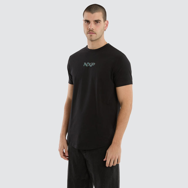 Buzz Dual Curved Tee Jet Black