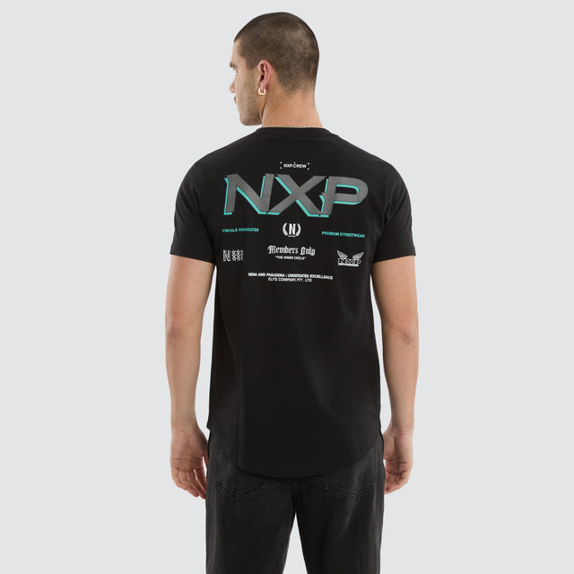 Buzz Dual Curved Tee Jet Black