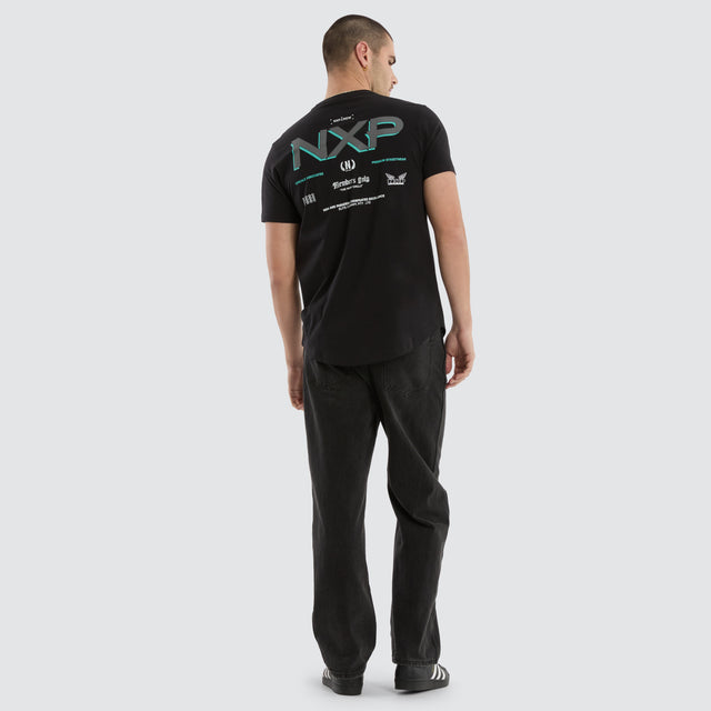 Buzz Dual Curved Tee Jet Black