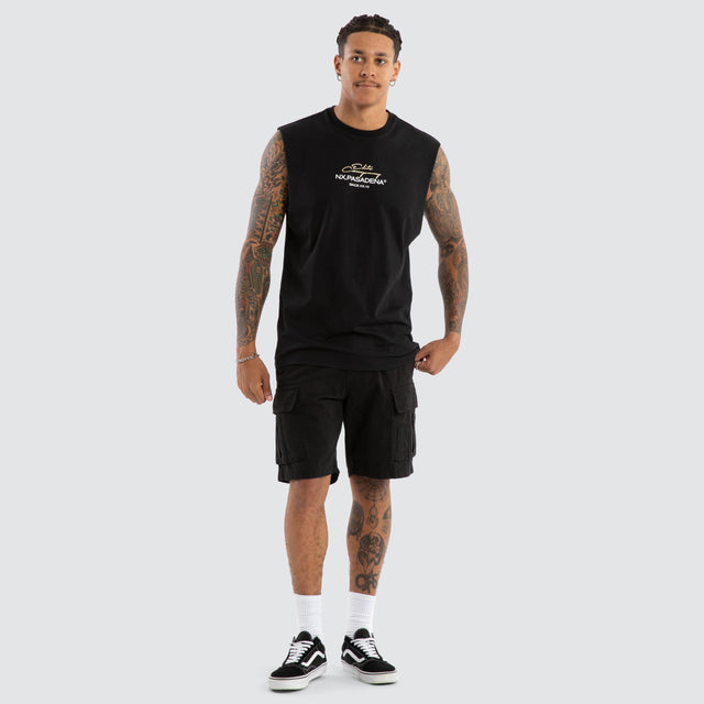 Foreign Scoop Muscle Jet Black