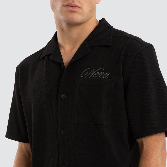 Comfort Shortsleeve Shirt Black