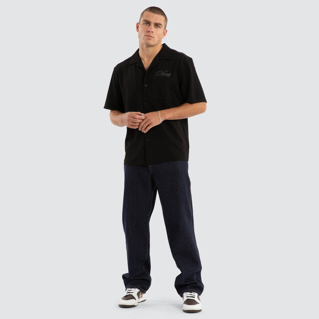 Comfort Shortsleeve Shirt Black