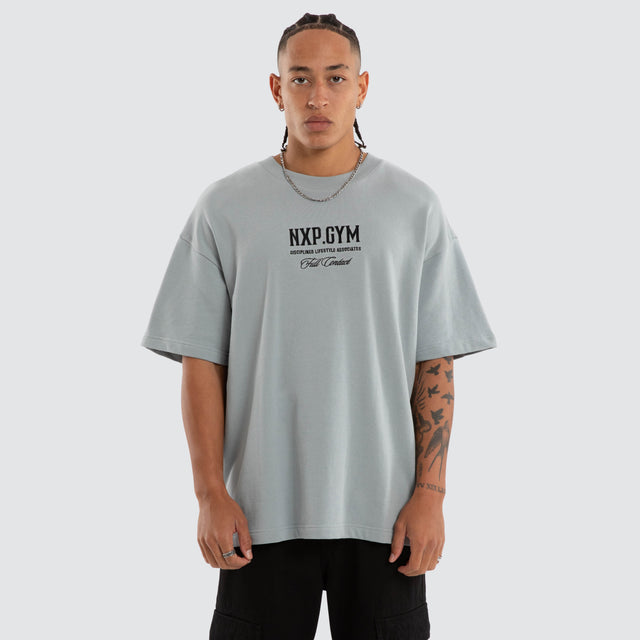 Mighty Loopback Raptor Tee Quarry