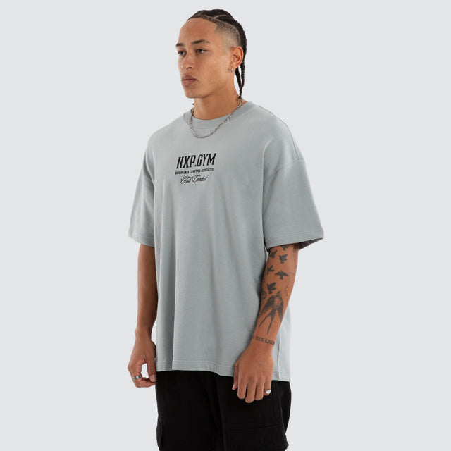 Mighty Loopback Raptor Tee Quarry